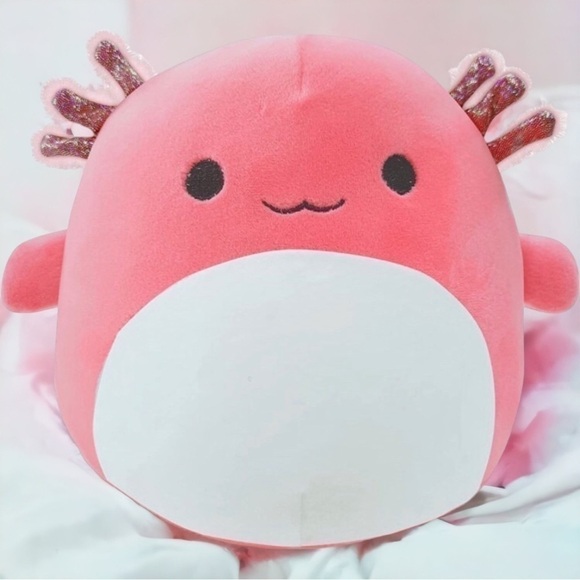 Squishmallow Archie Pink Axolotl, Aquatic Sealife 8" - Picture 5 of 5